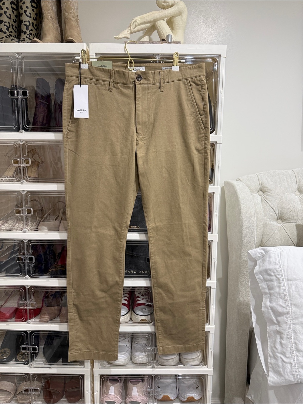 Goodfellow & Co Men’s Khaki Straight-Leg Chino Pants
